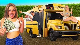 LAST TO LEAVE SCHOOL BUS WINS $20,000!  | Piper Rockelle