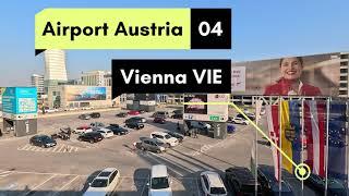 Austria Airport Vienna 4K (Airport Guide, Tips,Help, Walking)