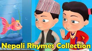 Macha Jal Ko Rani Ho | Nani Babu Nonstop Nepali Rhymes for Kids | बाल गीत Baby Songs Collection