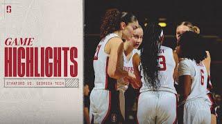 Highlights: Stanford Women's Basketball vs. Georgia Tech (3/2/25)