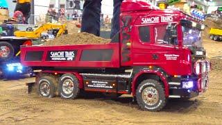 RC TRUCKS & TIPPER IN ACTION// RC TRUCKS STUCKING IN MUDD// SUPER DETAILED RC SCALER IN HARD TERRAIN