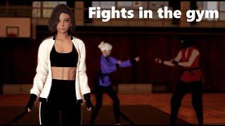 [MMD] Fights in the Gym.