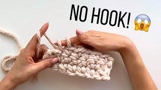 HOW DO YOU FINGER CROCHET?  Simple Tutorial For Beginners