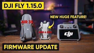 NEW DJI Mini 4 Pro FIRMWARE & DJI FLY Update 1.15.0 - New Features!!