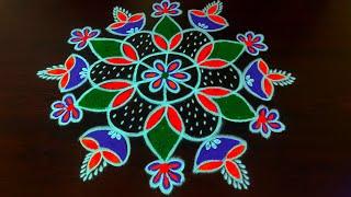 Deepavali Special Rangoli  Festival Simple Easy Muggulu