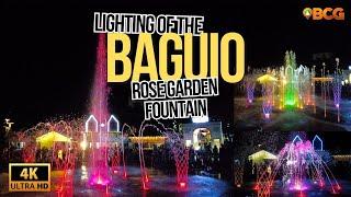 Lighting of the Baguio City Rose Garden Fountain