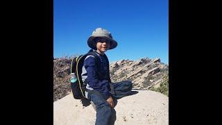 Nick hikes the Devil's Punch bowl