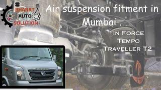 "Upgrade your Force Tempo Traveller Fitment Air Suspension for a smoother and more comfortable ride.