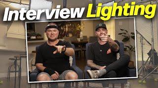 How to, Two Person Interview Lighting | Aputure amaran