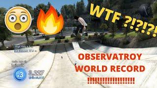 CRAZIEST SKATE 3 OBSERVATORY WORLD RECORD !!!! (NOT CLICKBAIT) 92k