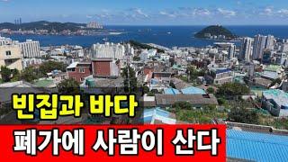 부산 영도 폐가에 사는 사람  고독사로 빈집과 바다만 남았다