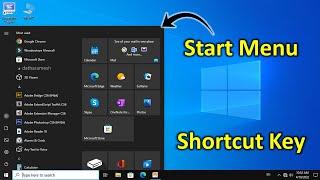 Open Start Menu Using Shortcut Key