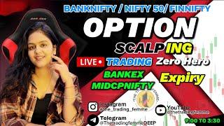 LIVE TRADING NIFTY50  BANKNIFTY |21 OCT| #thetradingfemme #nifty50 #banknifty #livetrading