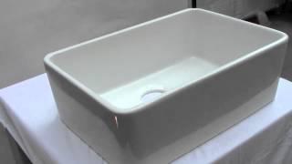 Single Bowl White Fireclay Sink AB503 by Alfi Brand On Sale at Bluebath.com