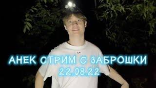 АНЕК СТРИМ С ЗАБРОШКИ НОЧЬЮ 22.08.22