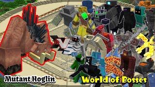 Mutant Hoglin VS World of Bosses | Minecraft |Mobs Battle