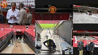 Yes , Old Trafford Engineers ARRIVE to begin renovations as Sir Jim Ratcliffe & Manchester United