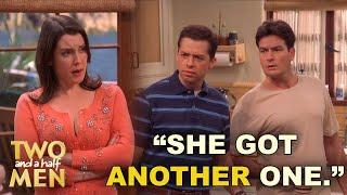 Your Mother Can Sense Your Weakness | Two and a Half Men