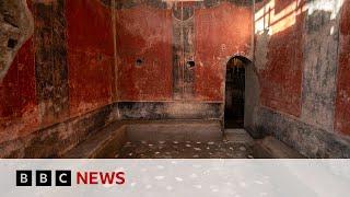 Archaeologists make ‘once-in-a-century’ discovery at Pompeii | BBC News