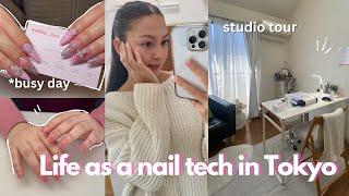 18yr old nail tech in Tokyo | vlog + tutorials, day in my life ⋆ ˚｡⋆୨୧˚