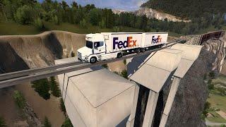 Trucking on Most Dangerous Roads in ETS2