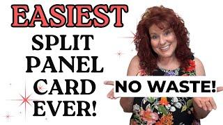Make This Split Panel Card In Minutes With ZERO Waste