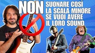 Scala Minore Naturale nel Blues: Segreti del Sound di GARY MOORE e BONAMASSA