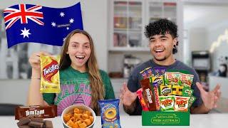 TRYING AUSTRALIAN SNACKS FOR THE FIRST TIME!!