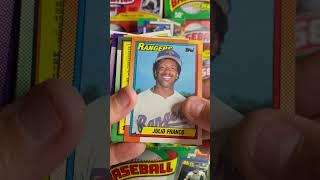 MLB Baseball cards 1990 Topps wax pack opening Looking for the No Name Frank Thomas