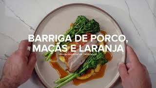 Barriga de Porco, Maçãs e Laranja | Chef de Serviço | Miguel Mesquita