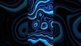 Blue Abstract Liquid Particles 4K Background