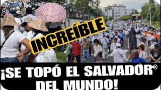 EN VIVO ARRANCA LA MARCHA SE TOPO EL SALVADOR DEL MUNDO