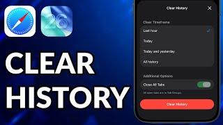 How To Clear Search History In Safari On iPhone iOS 26