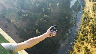 iPhone X vs Tallest Bridge 1000 FT. Drop Test - What Will Happen?