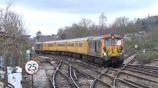 Redhill Specials; Loco hauled Test Train, De-icer & Pullman; 24th & 25th Feb 2024