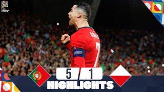 Portugal vs Poland | 5-1 | Highlights | UEFA Nations League 2024-25