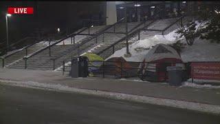 Cold Weather Curbs Cyclone Camping But Not Enthusiasm For Cyclone VS Jayhawk Game