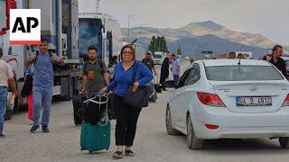 Iran residents cross the border into Turkey as Israel strikes continue