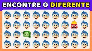 25 DESAFIOS INCRIVÉIS ️‍️EDIÇÃO Divertida Mente/Inside Out  Encontre o EMOJI Diferente! QUIZ