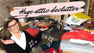 HUGE ATTIC DECLUTTER I  Decluttering projects before 2020 part. 7