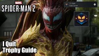 Marvel's Spider-Man 2 - I Quit Trophy Guide (Complete “This Isn’t You”)