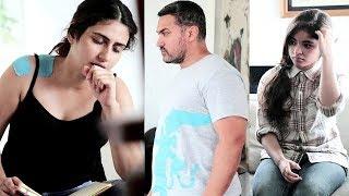 Aamir Khan, Fatima, Zaira And Other Work On Dangal | Behind The Scenes Of DANGAL