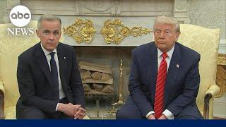 Carney says Canada 'not for sale' after Trump pushes 51st state in Oval Office meeting