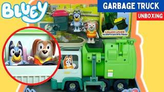  BLUEY GARBAGE TRUCK Unboxing  | Bluey Toys | Disney Jr | ABC Kids