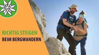 Richtig steigen beim Wandern | Sicher Bergwandern | Episode #6