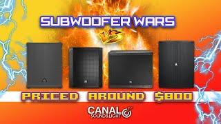 SUBWOOFER WARS - JBL, EV, Avante, Behringer priced at around $800