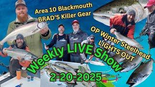 LIVE Show Topics, How to Catch Puget Sound Blackmouth & OP Winter Steelhead "EPIC" Season 7 Show #5