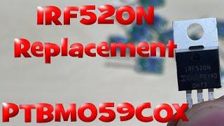 IRF520N - 2SC1969 MOSFET Replacement - PTBM059COX