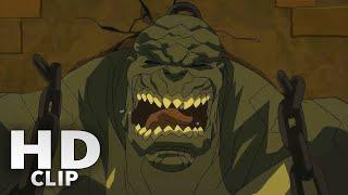 Batman Rips Out Killer Croc Tail | Son of Batman