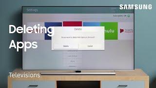 How to delete Apps from Smart Hub on your TV | Samsung US